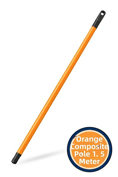 NZB (1 Piece) Professional Orange Coated 1.5m Composite Pole Paint Brush Clea...