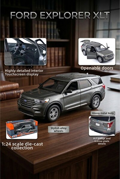 craftivio Motor Max 1:24 Scale 2022 Ford Explorer Xlt Navy Blue Diecast Model...