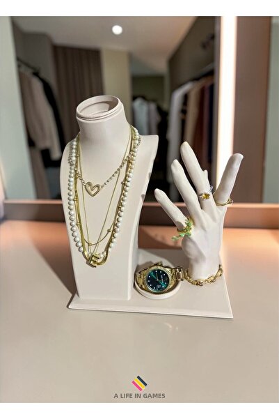 a life in games 22 cm Bijuterii decorative și inele Organizator de bijuterii ...