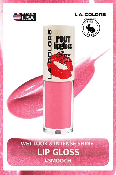 L.A Colors Pout Shiny Lipgloss - Lip Gloss with a Wet Look and Intense Shine ...