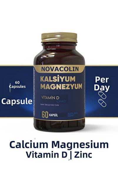NOVACOLIN Calcium Magnesium 60 Capsules