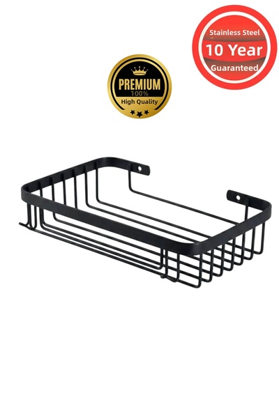 BanyomHome Matte Black Stainless Steel Sus304 Quality Taci 1-Piece Shampoo Di...