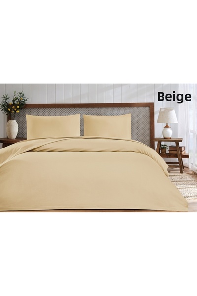 Özdilek Single Bamboo - Cotton Blend Solid Color Pique Bedspread Set
