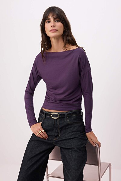 Trendyol Collection Plum Blouse Twoss26Bz00696