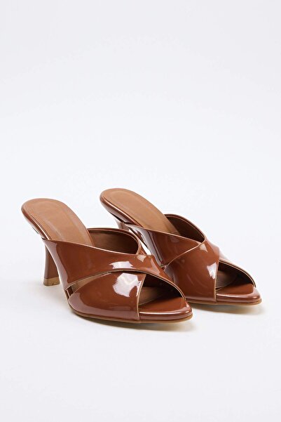 TRENDYOL SHOES Tile Women's Heeled Slippers Takss26To00065