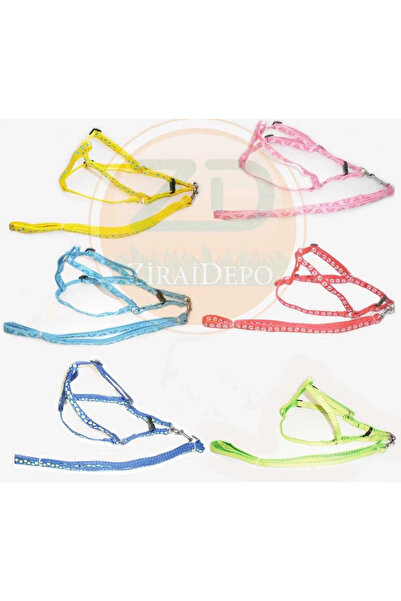 Nunbell Köpek Kedi Göğüs Tasması Uzatma Kayışlı Gezdirme Tasma Hrb-013