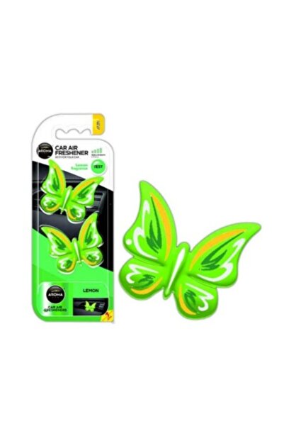 Aromacar Odorizant auto Aroma Car Fancy Shapes Butterfly Lemon