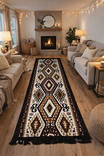 OEM Covor tradițional cu două fețe, dimensiune 80 x 300 cm H&H 1077