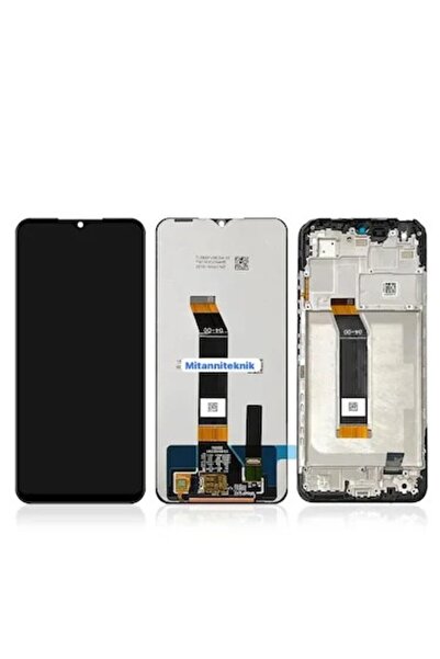 OEM شاشة لمس Redmi Note 11R شرائحية (أسود)