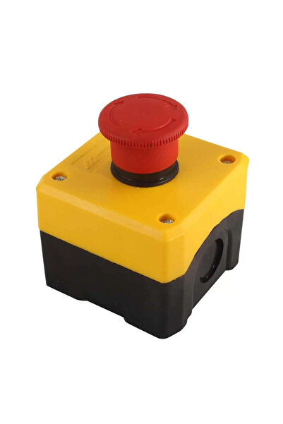 Mutlusan MS-BX5542E 1'Lİ KUTULU ACİL STOP BUTONU (1NC) MANTAR KİLİTLİ