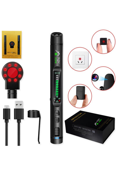 GlowforHome Dispozitiv Detector Aparate Spionaj GlowforHome, camere, microfoa...