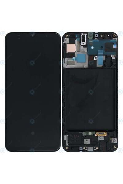 Samsung Galaxy A50 Lcd Ekran Dokunmatik Çıtalı (Siyah)
