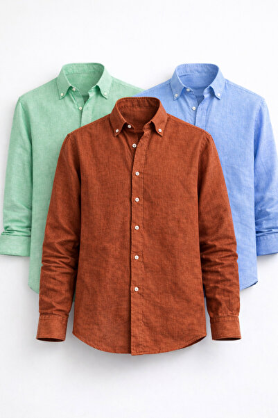 legends butik Set de cămăși Sofia in din bumbac piese pentru bărbați – Modern...