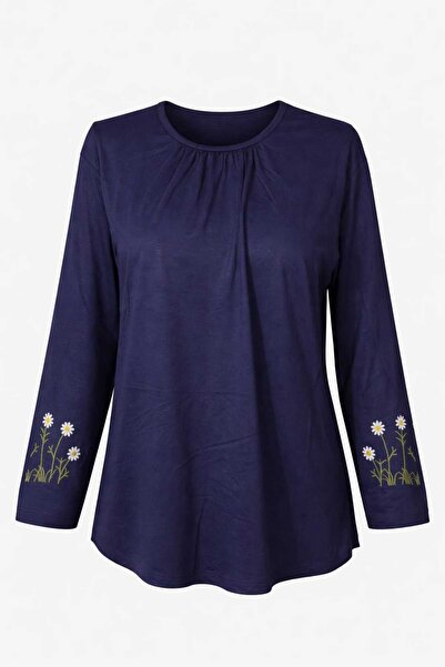 Nacar Moda Bluză din Lycra pentru femei de vârstă mijlocie și peste patru ano...