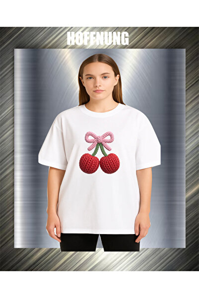 HOFFNUNG Tricou UNISEX cu mânecă scurtă, guler rotund, cu imprimeu LOVE și 2 ...