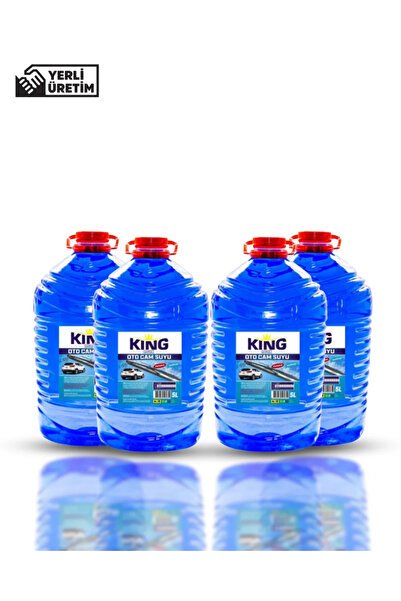 King Max Cam Suyu 5 Lt Antifriz Içerikli -20 Derece 4'lü Avantaj Paket