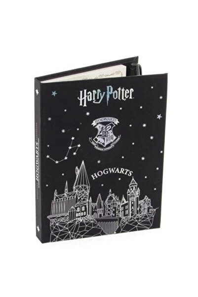 Harry Potter Lisanslı Gold Renk Çift Taraflı A5 Bloknot Defter-