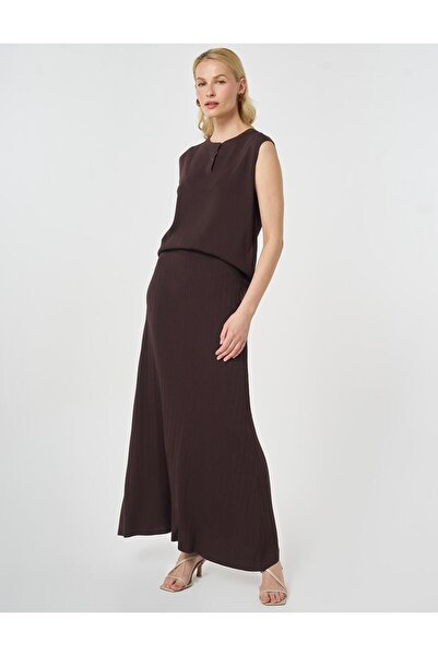 Kayra Skirted Knitwear Set Dark Navy Blue