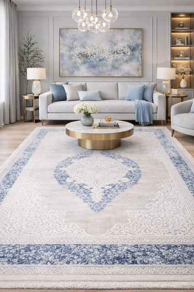 Asia Carpet Nexus Halı Nalia Halı 4049 Mavi