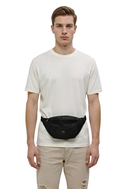 Çantachım Waist Bag Shoulder Bag 2-Compartment Multi-Purpose Black