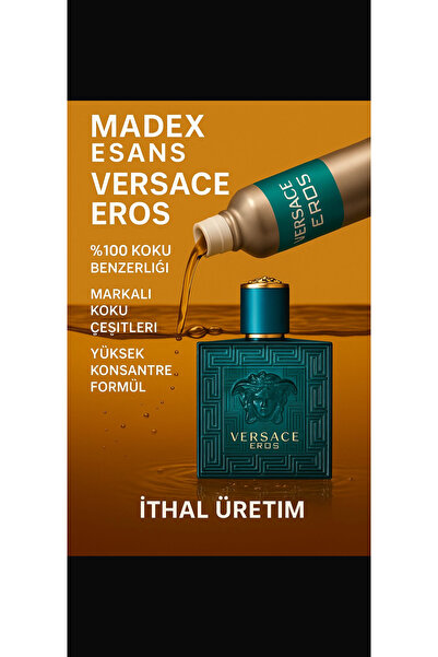 MADEX ESANS V_EROS PARFÜM ESANSI ERKEK - İTHAL İYİ KALİTE