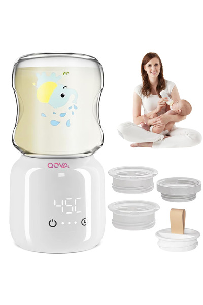 Qova Încălzitor portabil de biberoane – Încălzire rapidă în 3-5 minute, Pentr...