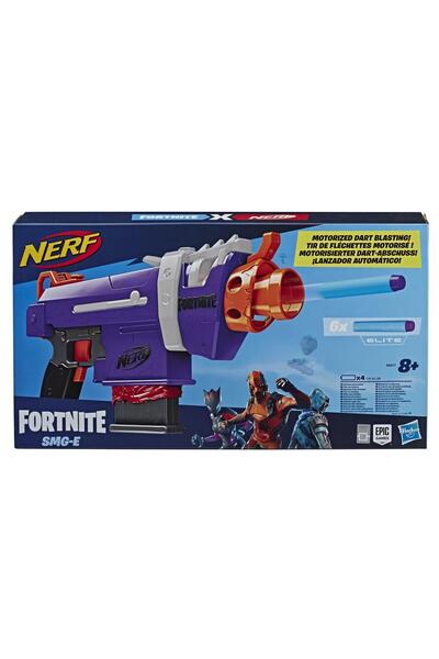 Nerf Orjinal Motorized Fortnite SMG-E Motorlu Fortnite SMG-E Pilli Otomatik F...