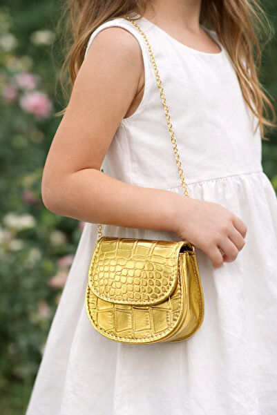 Selvira Kız Çocuk Çantası Mini Zincir Askılı Suni Deri Omuz & Çapraz Çanta | ...