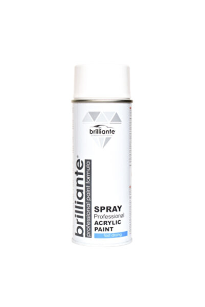 BRILLIANTE VOPSEA SPRAY ALB TRAFIC (RAL 9016) 400 ml BRILLIANTE