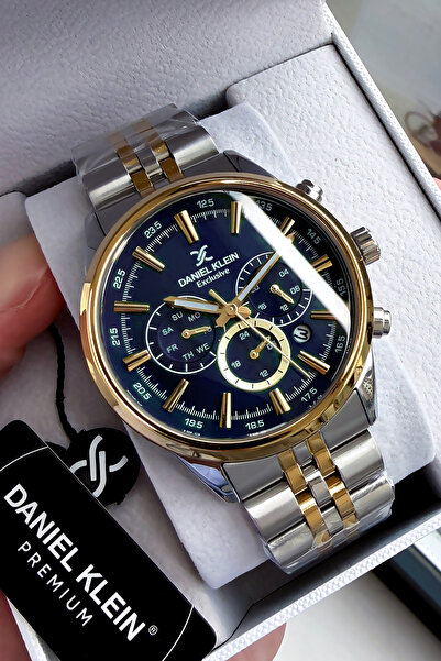 Gift Original Men Wrist Watch Waterproof Two Colors Steel Band DKE2137C3