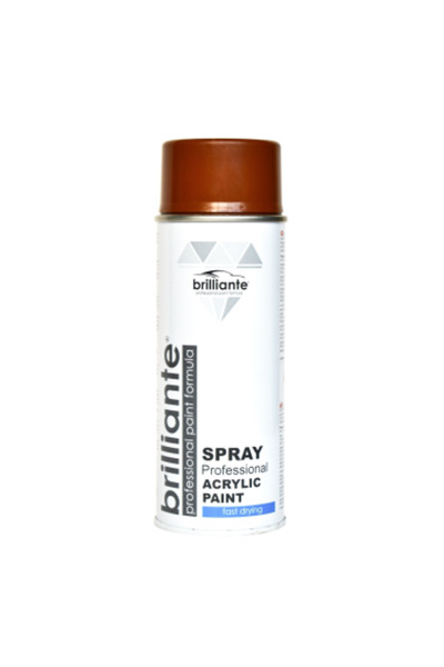 BRILLIANTE Vopsea Spray Maro Teracota (Ral 8003) 400 Ml Brilliante