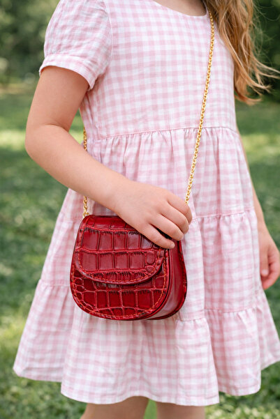 Selvira Kız Çocuk Çantası Mini Zincir Askılı Suni Deri Omuz & Çapraz Çanta | ...