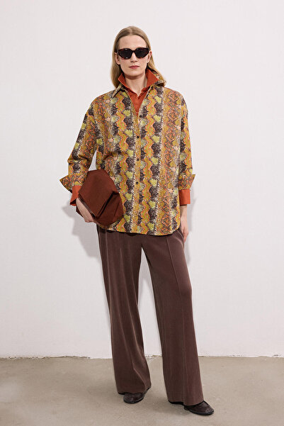 Touché Privé DESENLİ POPLİN GÖMLEK