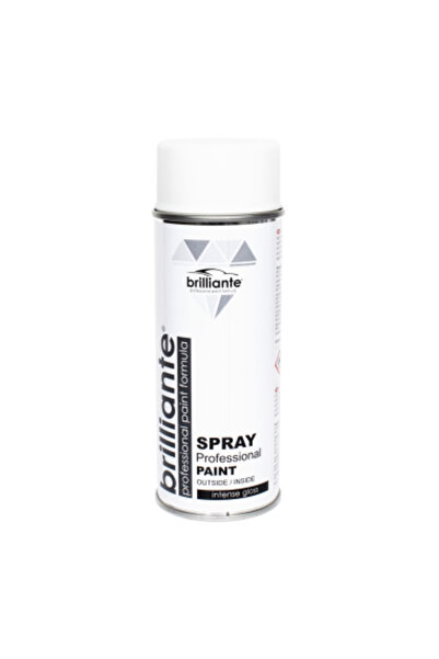BRILLIANTE Vopsea spray Alb Clasic Mat (ral 9003) 400ml Alb