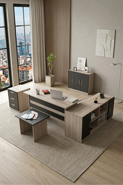 Yurudesign Vario Abcef Ofis Büro Masa Takımı 3 Renk