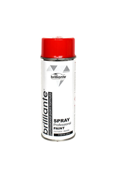 BRILLIANTE VOPSEA SPRAY ROȘU TRAFIC (RAL 3020) 400ml BRILLANT