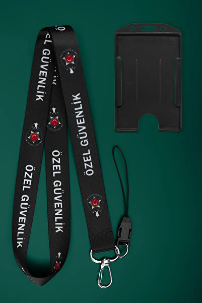 Apptakı Özel Güvenlik Boyun İpi Boyun Askı İpi Boyun Askısı ve Kartlık - ASS0...