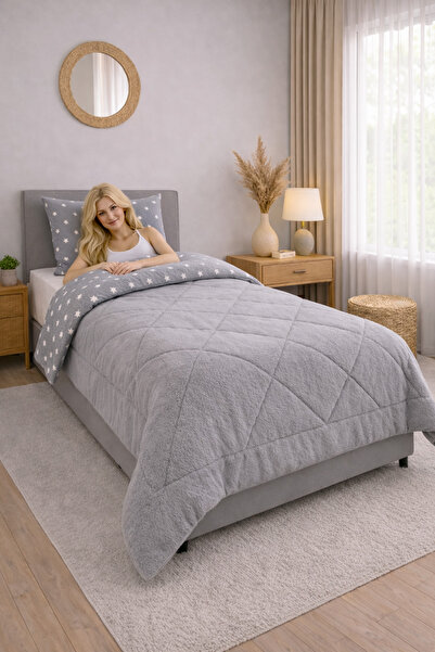 sternen glanz Set de pilota și husă de pernă pentru o persoană din bumbac Vel...