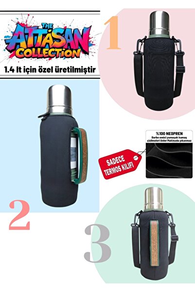 MELA The Artisan 1,4 Lt Neopren Askılı Termos Kılıfı