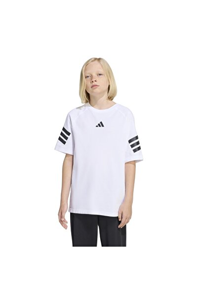 adidas J Fi 3S Tee Unisex Νεανικό Αθλητικό Μπλουζάκι KC1965