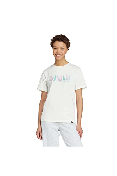 adidas Tricou ADIDAS pentru femei W L FOOD TEE - JN8271