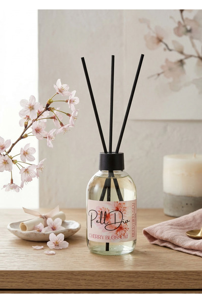 PellDio Home Cherry Blossom Çubuklu Oda Kokusu Eko 100ml