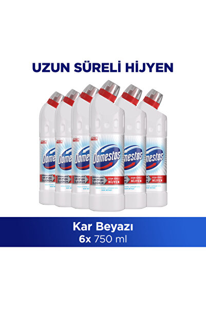 Domestos Yoğun Kıvamlı Çamaşır Suyu Kar Beyazı 750 ml x6