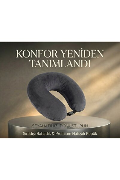 New Armegeda Neck Support Visco Travel Pillow ANTHRACITE 2026 Model