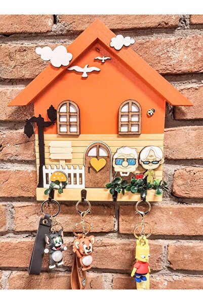 PSAcraft Hediye Duvar Anahtarlık Ahşap 27 X 27 Askı