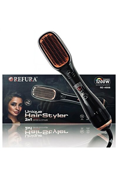 Generic REFURA Professional 1200W 2 in 1 Hair Styler, Dryer & Straightener, H...