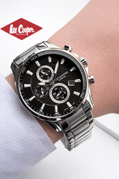 Lee Cooper 5 Atm Water Resistant Men's Wrist Watch - Steel Cord, Internal Fun...
