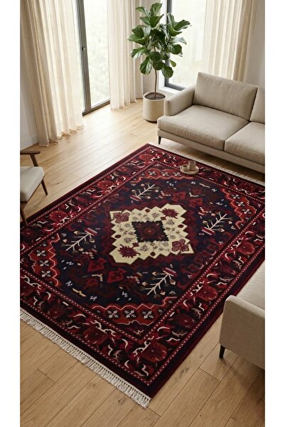 Segadty سجادة بنقشة قندهار مطبوع ، ناعمة، سجاد تراثية لجميع المساحات، للمنزل،...