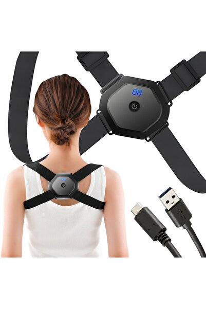 divendi-ro Corector de postură unisex, Baterie 500 mAh 3.7 V, Alimentare DC 5...