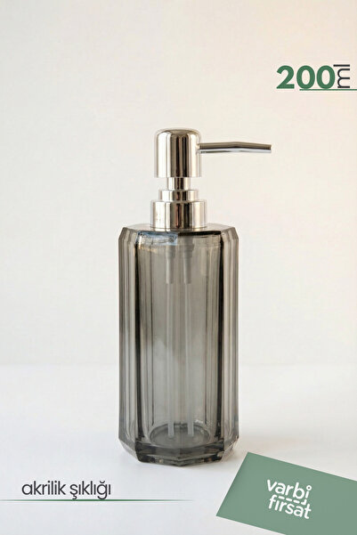 Varbifırsat Acrylic Cylinder Liquid Soap Dispensers 200 ml |   Modern Decorat...